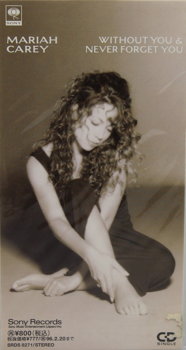 Mariah Carey – Without You & Never Forget You, CD, Mini, Single, Japan 1994