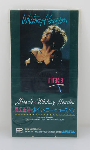 Whitney Houston ‎– Miracle, CD, Mini, Single, Japan 1991