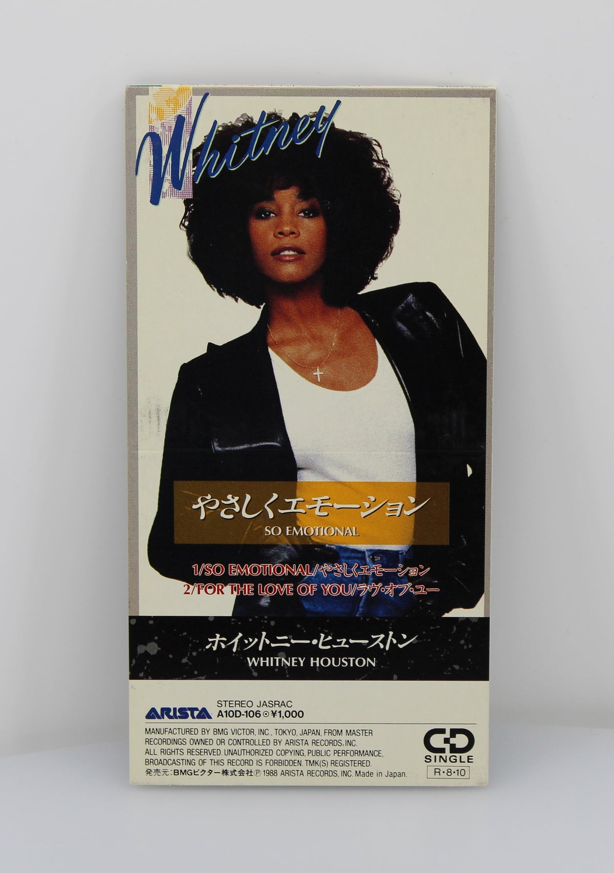 Whitney Houston – So Emotional, CD, Single, Mini, Japan 1988