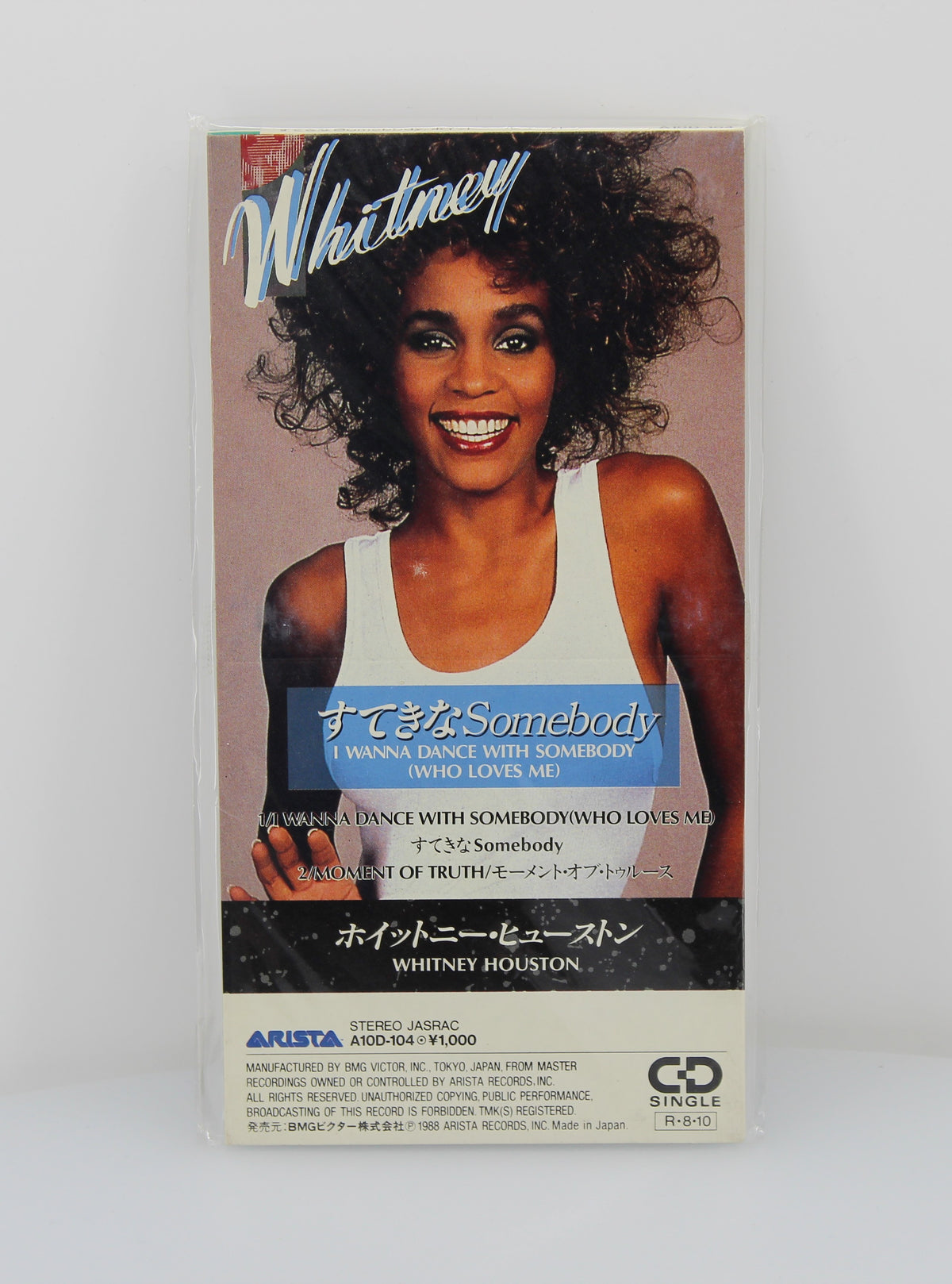 Whitney Houston – I Wanna Dance With Somebody (Who Loves Me), CD, Single, Mini, Japan 1988