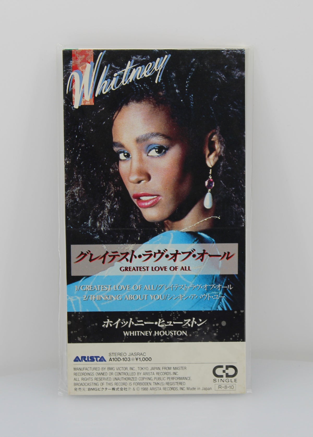 Whitney Houston – Greatest Love Of All, CD, Mini, Single, Japan 1988