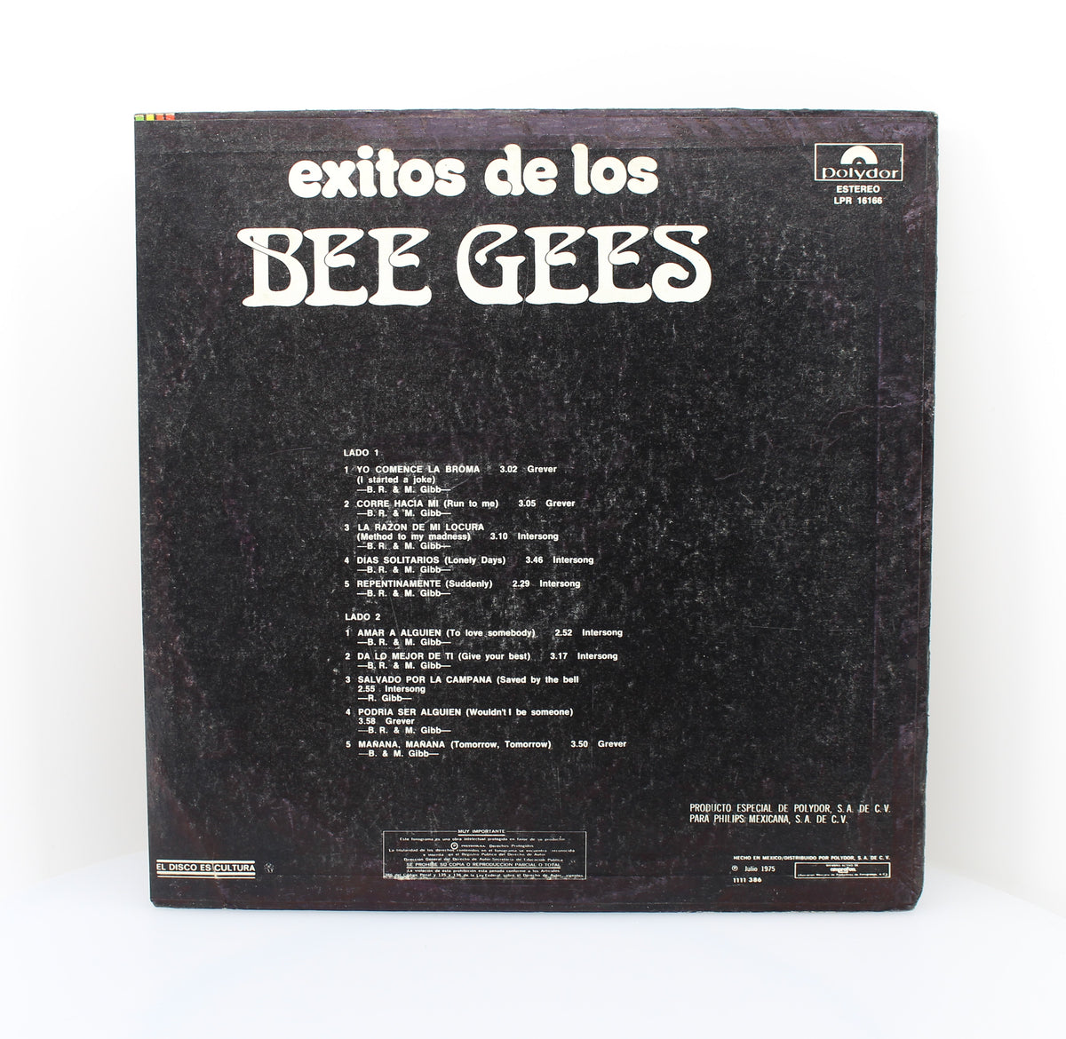 Bee Gees – Éxitos De Los Bee Gees, Vinyl, 12&quot;, Compilation, Stereo, Producto Especial, Mexico 1975