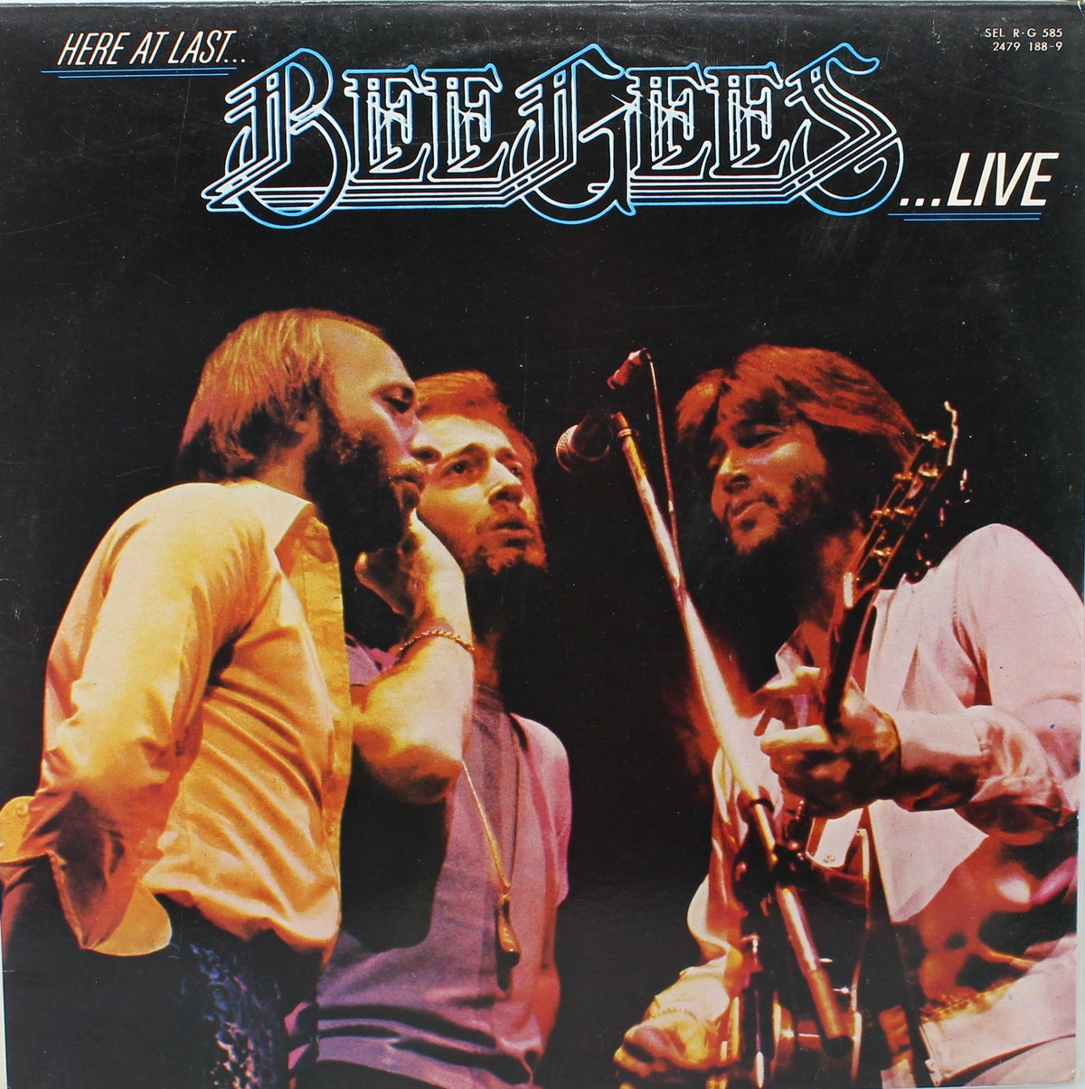 Bee Gees – Here At Last - Live, 2 x Vinyl, LP, Album, Stereo, Gatefolder, South Korea 1982
