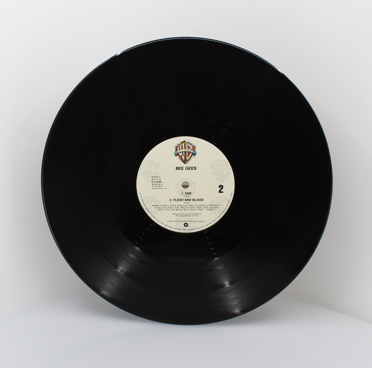 Bee Gees – One (Twelve Inch Dance Version), Vinyl, 12&quot;, 45 RPM, Single, Stereo, Australia 1989