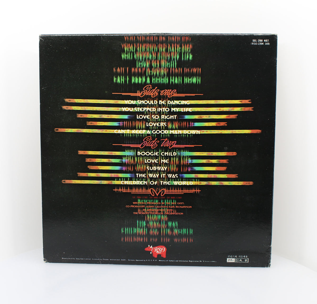 Bee Gees – Children Of The World, Vinyl, LP, Album, South Korea 1980