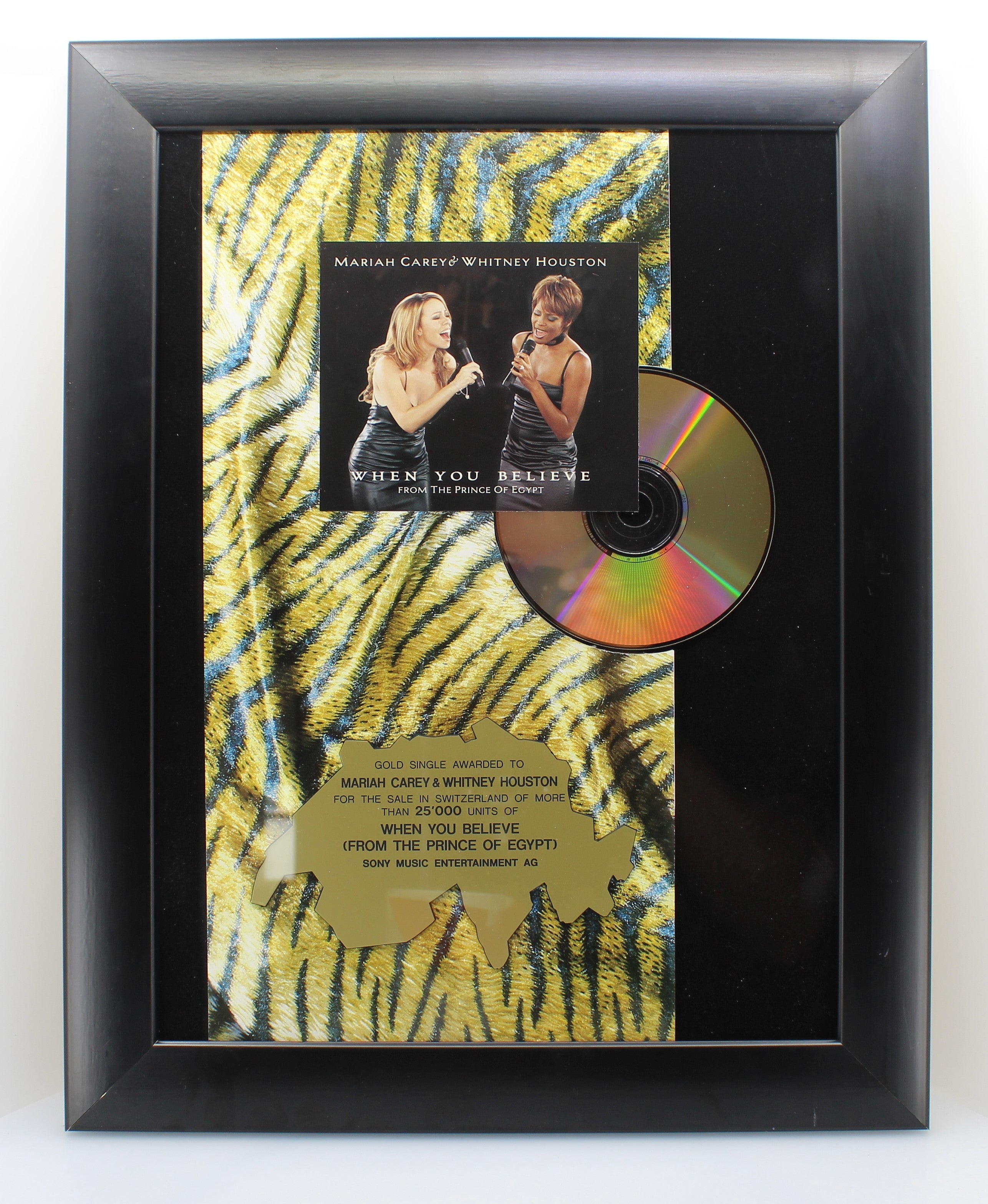 Mariah Carey & Whitney Houston When You Believe, Gold Award, CD