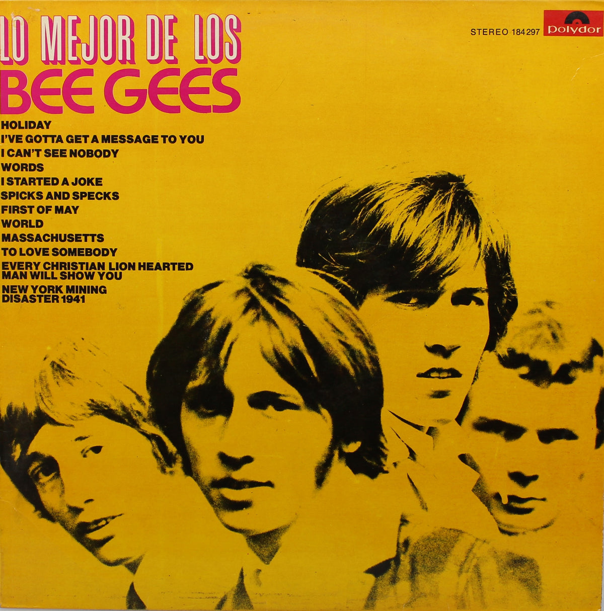 Bee Gees – Lo Mejor De Los Bee Gees, Vinyl, LP, Compilation, Spain 1969