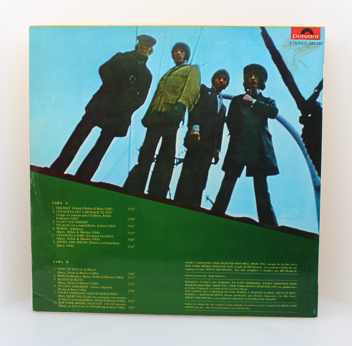 Bee Gees – Lo Mejor De Los Bee Gees, Vinyl, LP, Compilation, Spain 1969