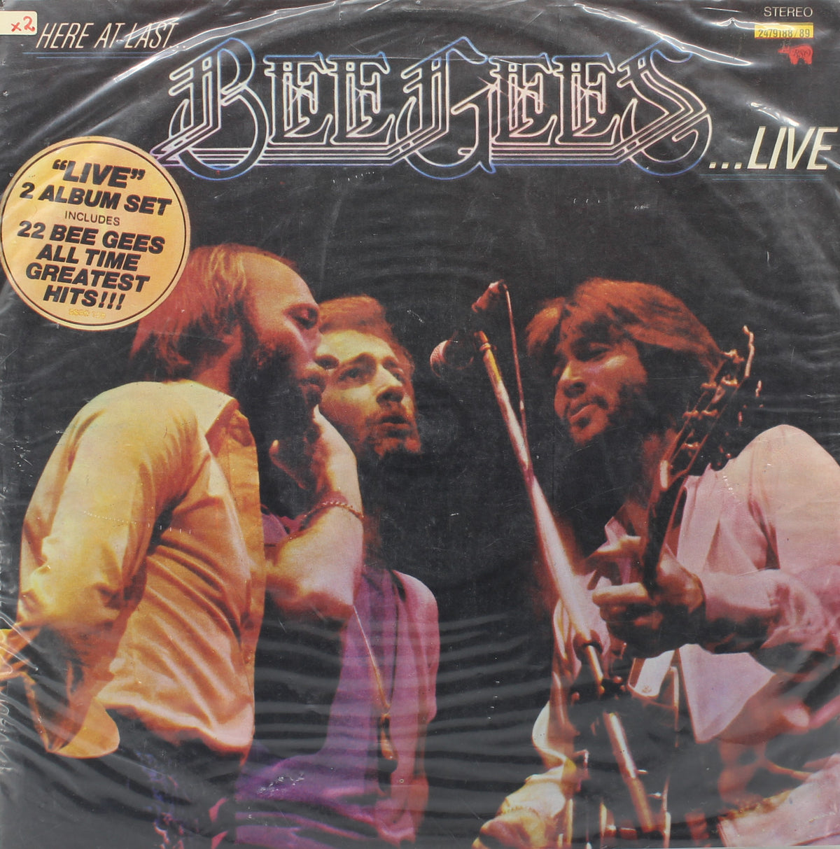 Bee Gees – Here At Last... Bee Gees ...Live, Vinyl, LP, Album, Stereo, Uruguay 1977