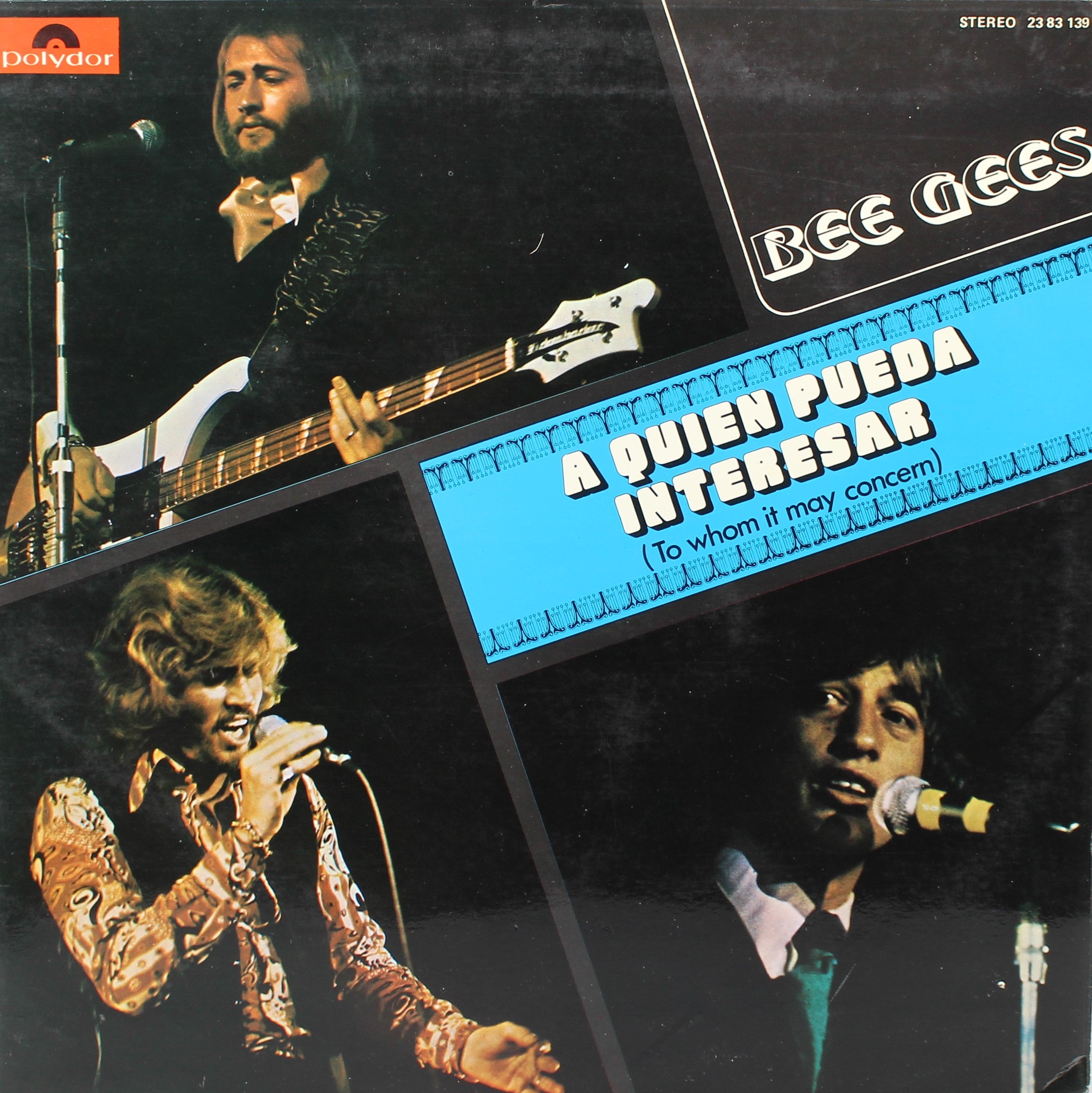 Bee Gees – A Quien Pueda Interesar = To Whom It May Concern, Vinyl