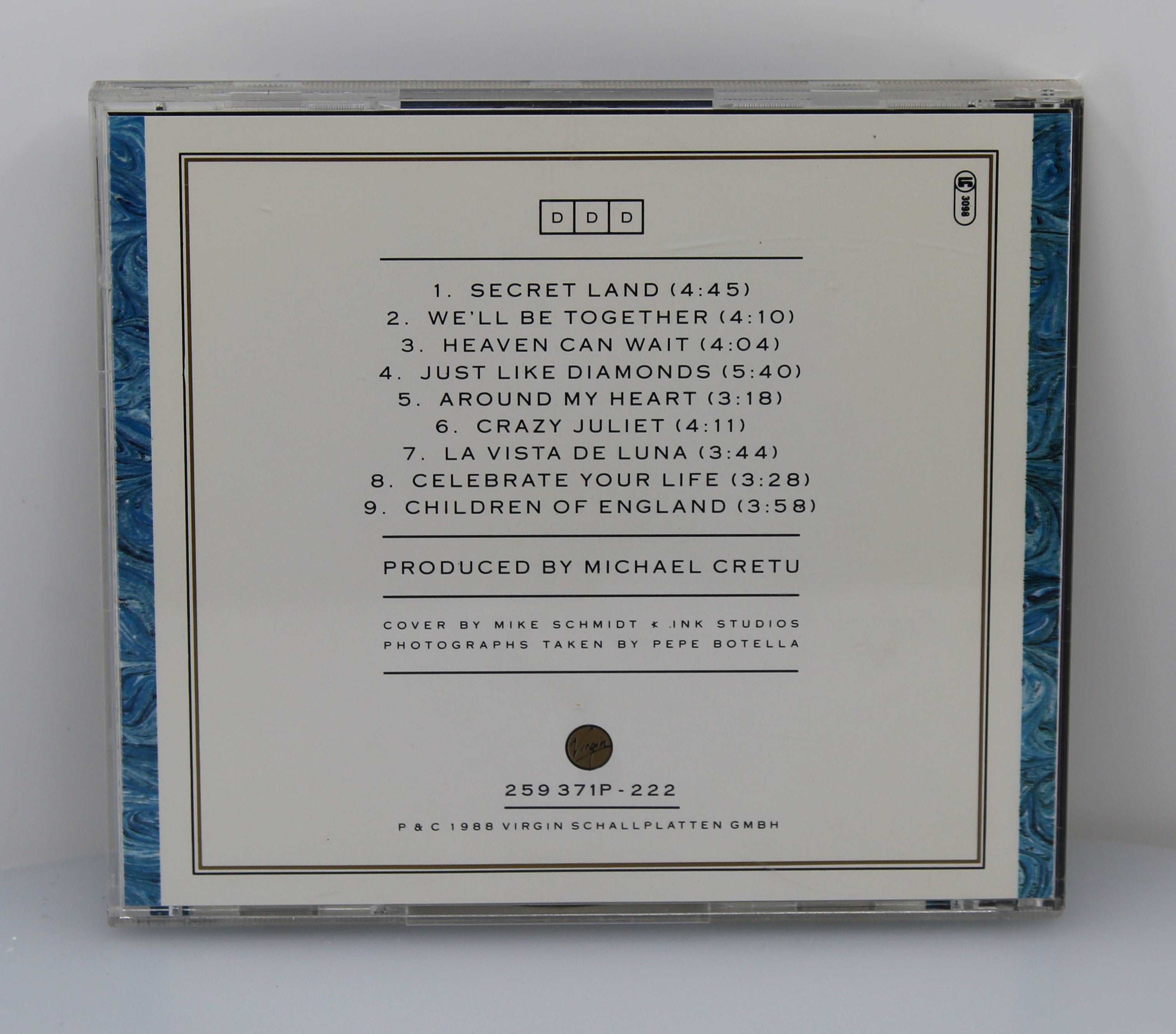 Sandra – Into A Secret Land, CD, Album, Picturedisc, Germany 1988