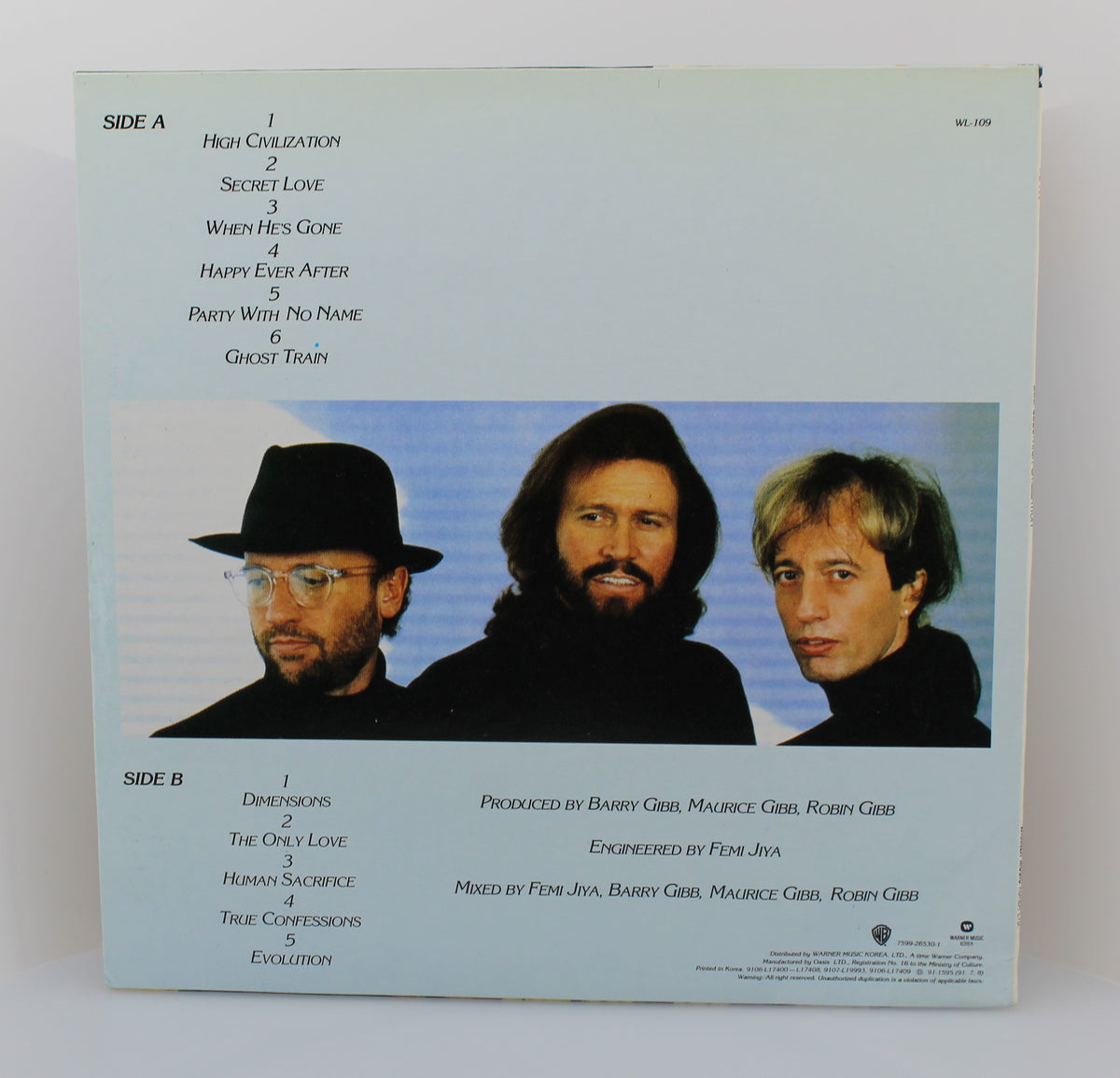 Bee Gees – High Civilization, Vinyl, LP, Album, South Korea 1991