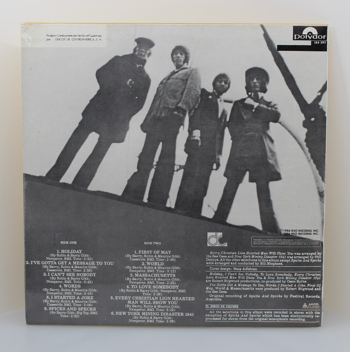 Bee Gees – Best Of Bee Gees, Vinyl, LP, Compilation, Reissue, Stereo, Guatemala