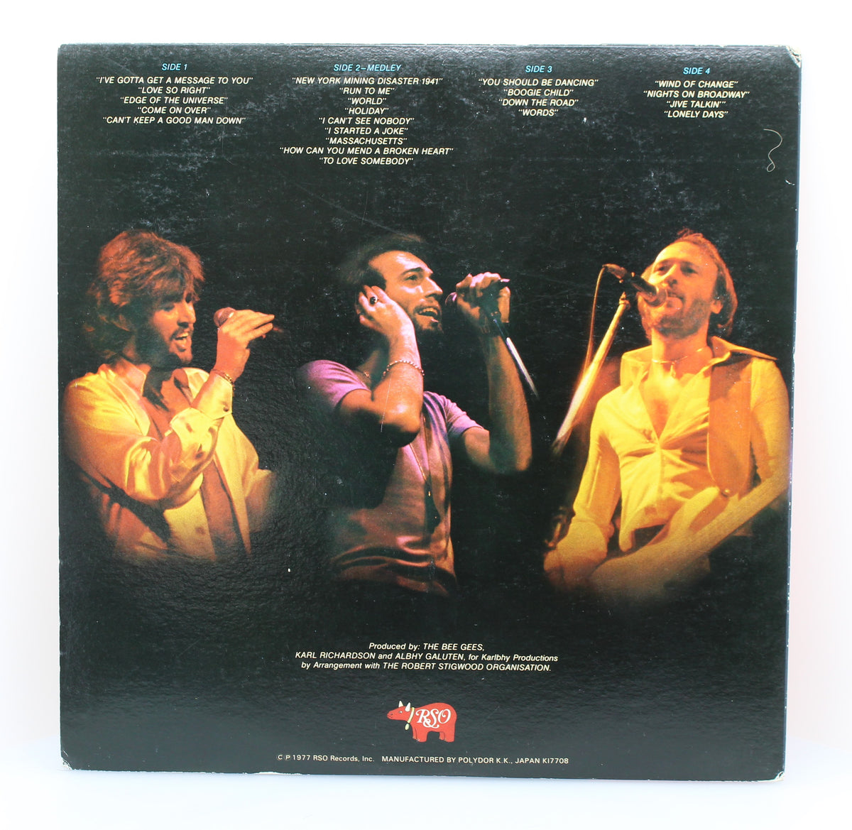 Bee Gees ‎– Here At Last - Live, 2 × Vinyl, LP, Album, Promo, Japan