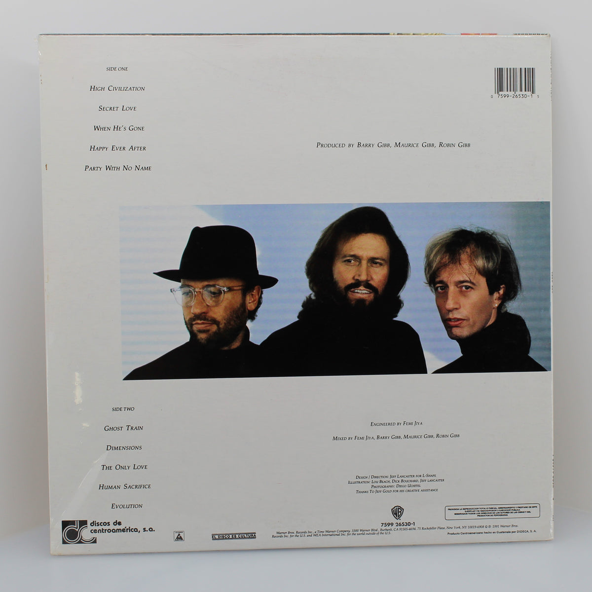 Bee Gees – High Civilization, Vinyl, LP, Album, Guatemala 1991, Sealed!!!