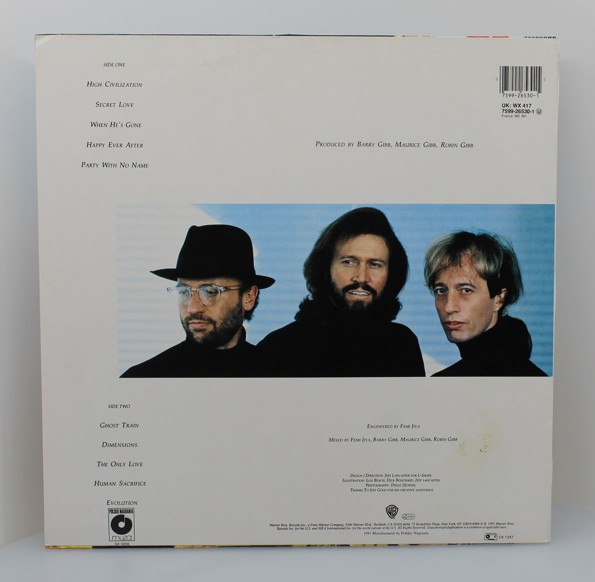 Bee Gees – High Civilization, Vinyl, LP, Album, Poland 1991