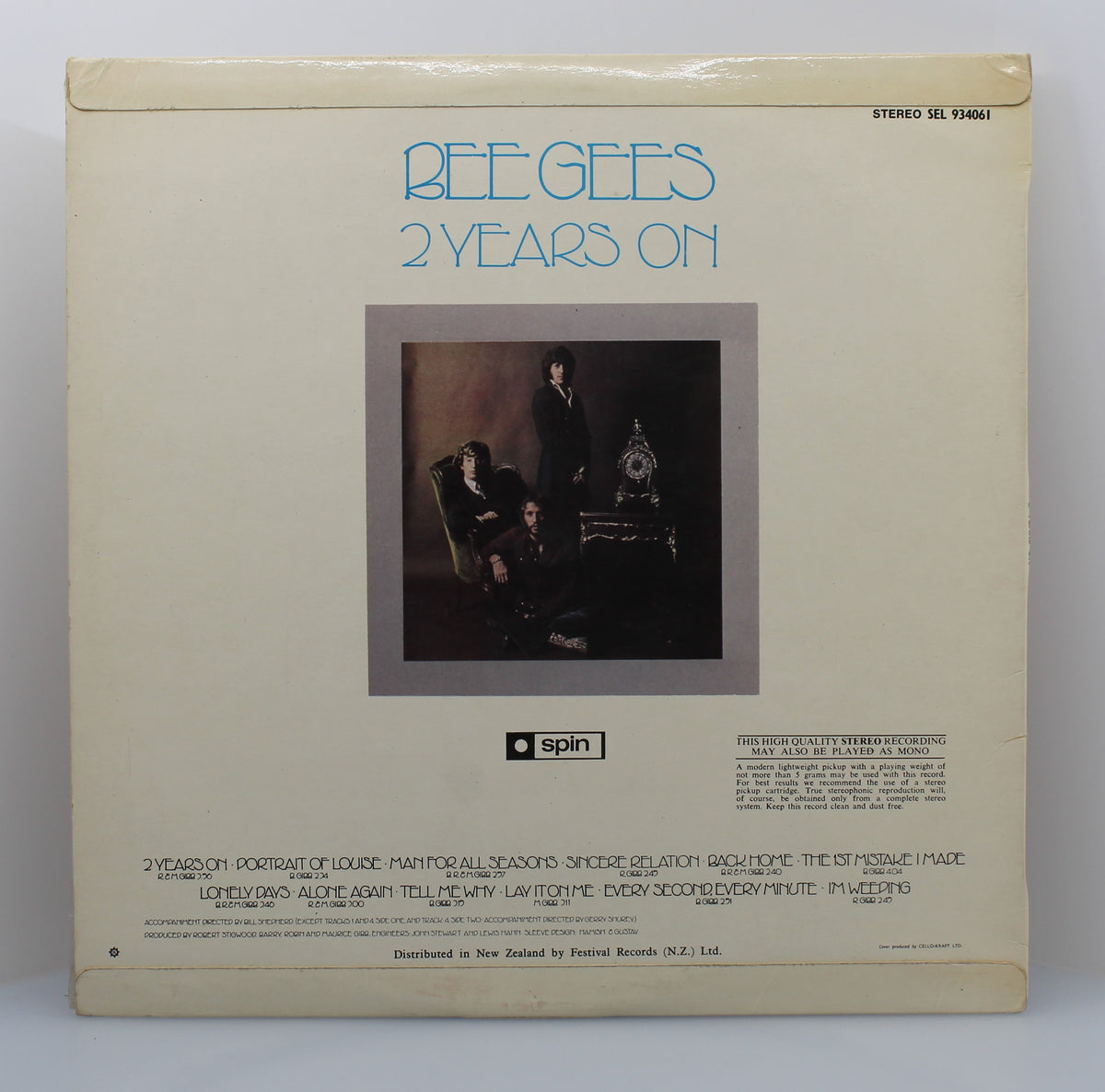 Bee Gees – 2 Years On, Vinyl, LP, Album, Stereo, New Zealand 1971