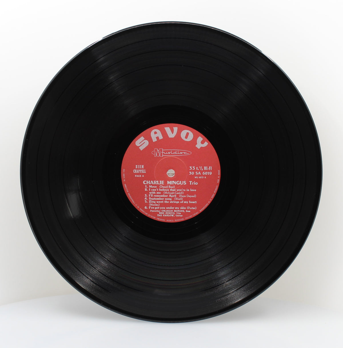 The Charlie Mingus Trio With Tal Farlow, Red Norvo – The Charlie Mingus Trio With Tal Farlow, Red Norvo, Vinyl, LP, Album, Reissue, Jazz, France