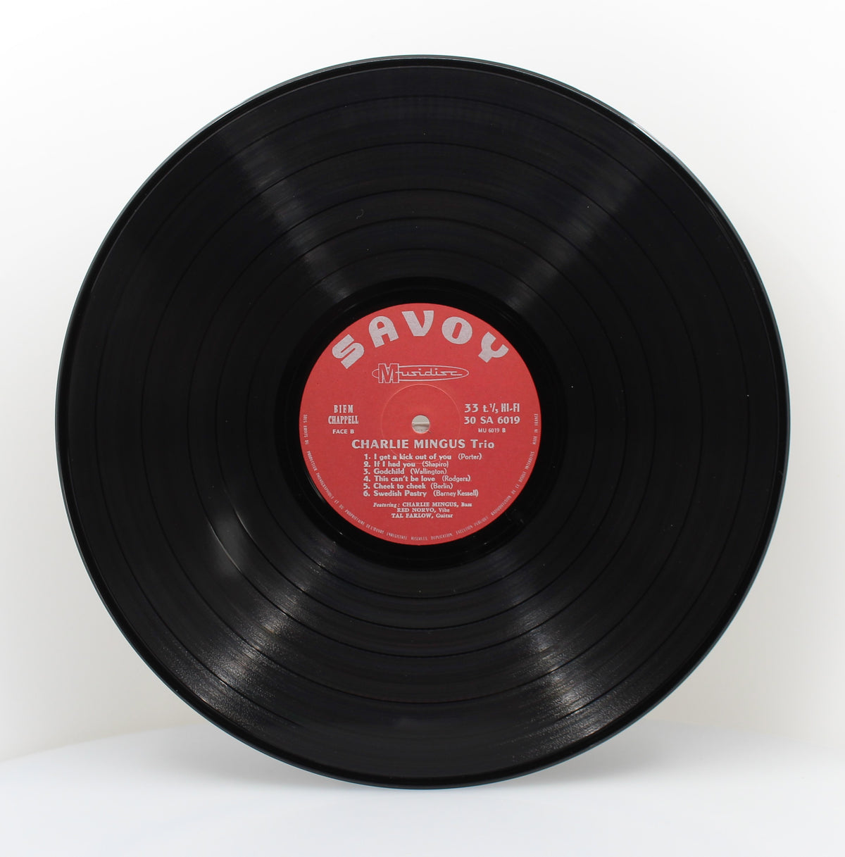 The Charlie Mingus Trio With Tal Farlow, Red Norvo – The Charlie Mingus Trio With Tal Farlow, Red Norvo, Vinyl, LP, Album, Reissue, Jazz, France