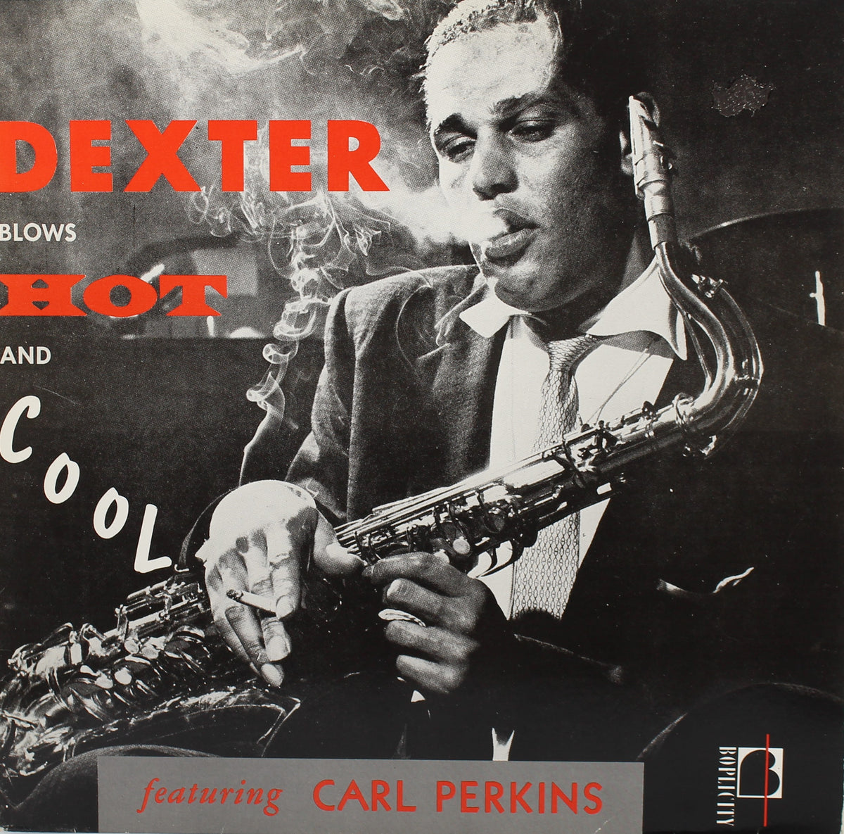 Dexter Gordon Featuring Carl Perkins – Dexter Blows Hot And Cool, Vinyl, LP, Album, Reissue, Mono, Jazz, UK 1984