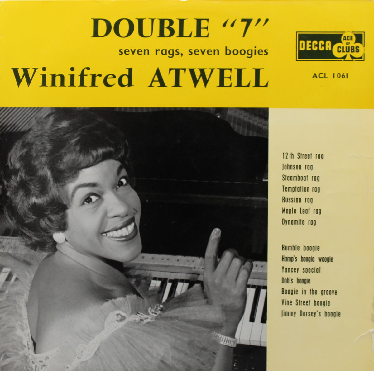 Winifred Atwell ‎– Double &quot;7&quot;, Vinyl, Album, LP, Jazz, France 1962