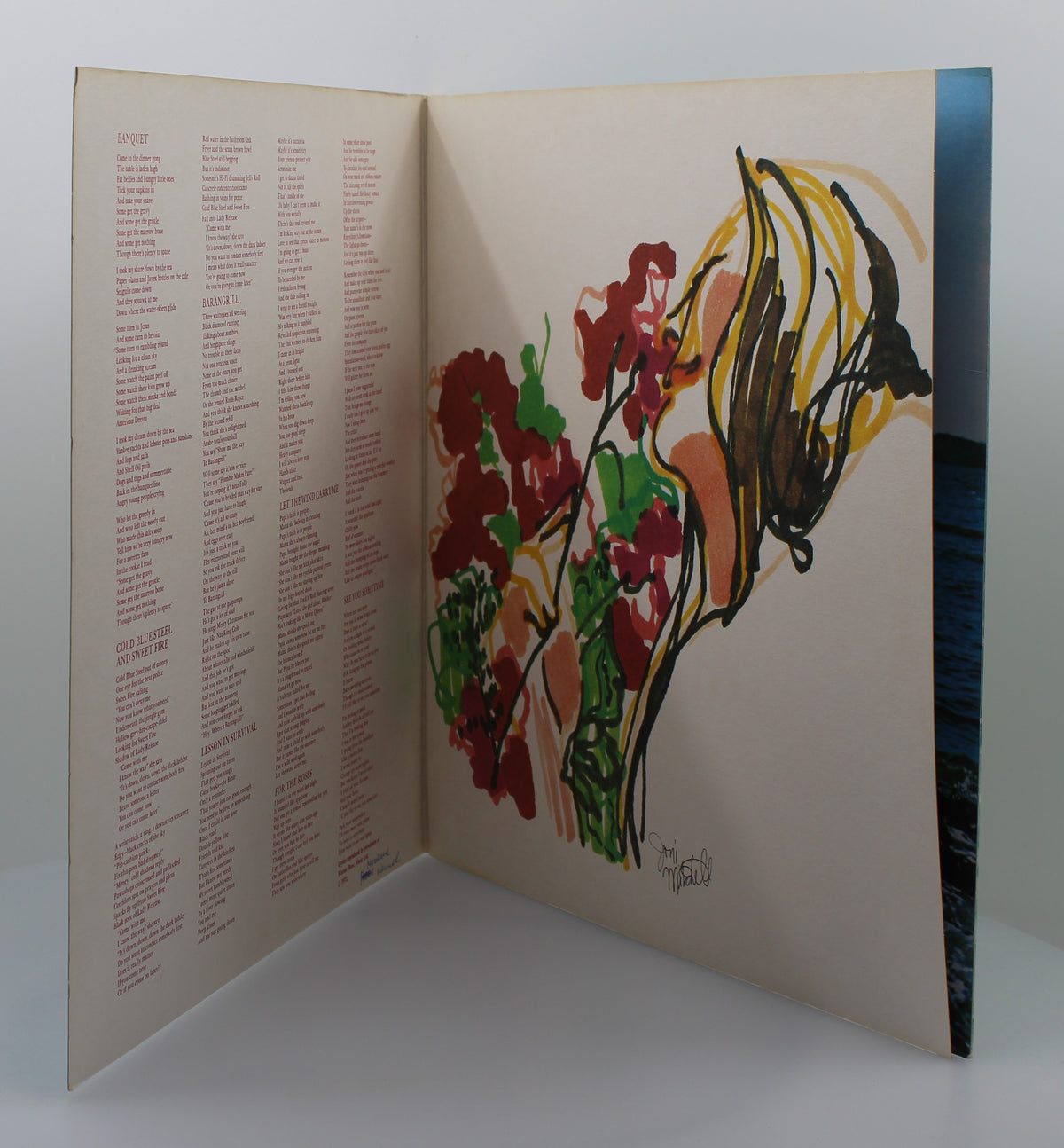 Joni Mitchell – For The Roses, Vinyl, LP, Album, Gatefold, Jazz, UK 1972