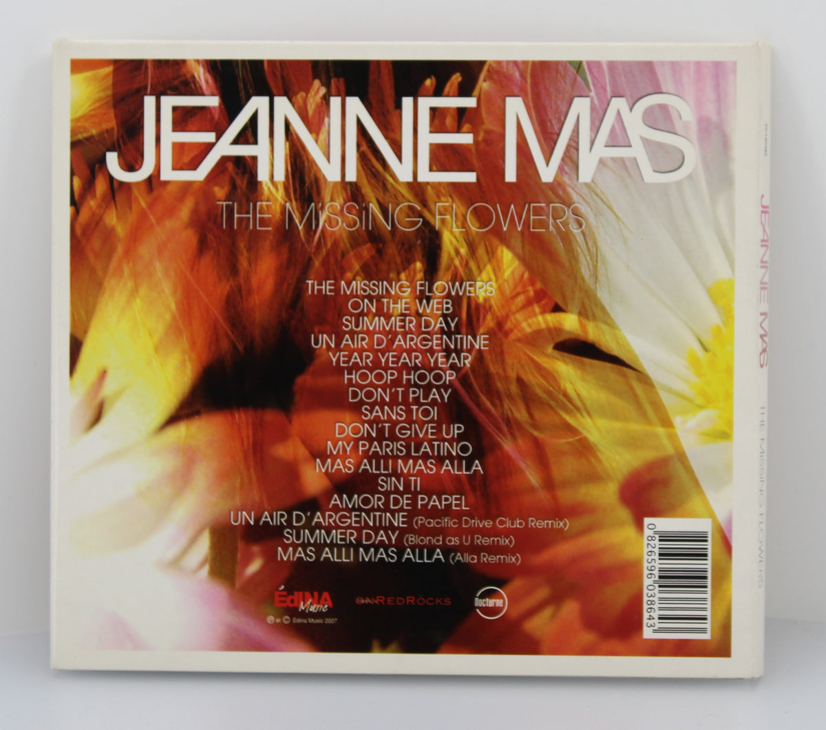 Jeanne Mas - The Missing Flowers, CD, Album, France 2007