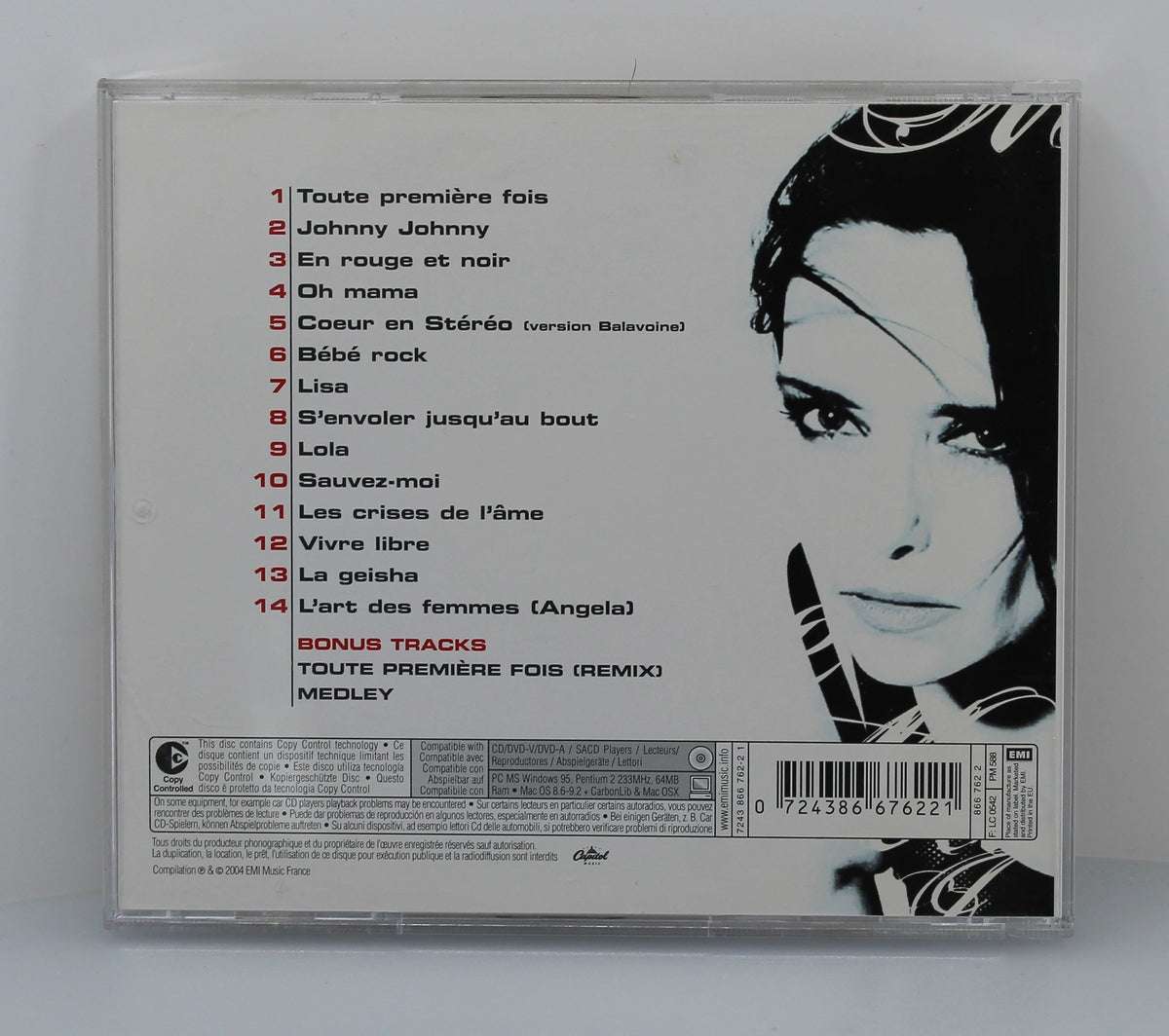 Jeanne Mas – Best Of, CD, Compilation, Copy Protected, France 2004