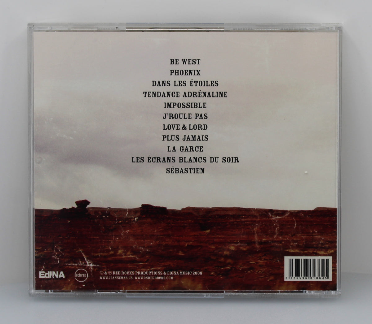 Jeanne Mas ‎– Be West, CD, Album, France 2008