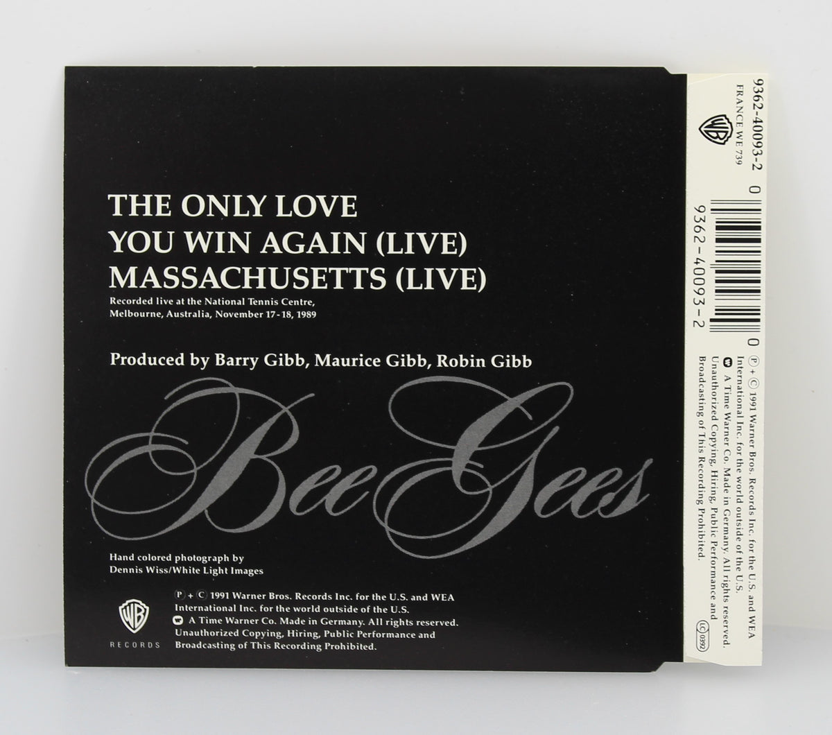 Bee Gees – The Only Love, CD, Maxi-Single, Germany 1991