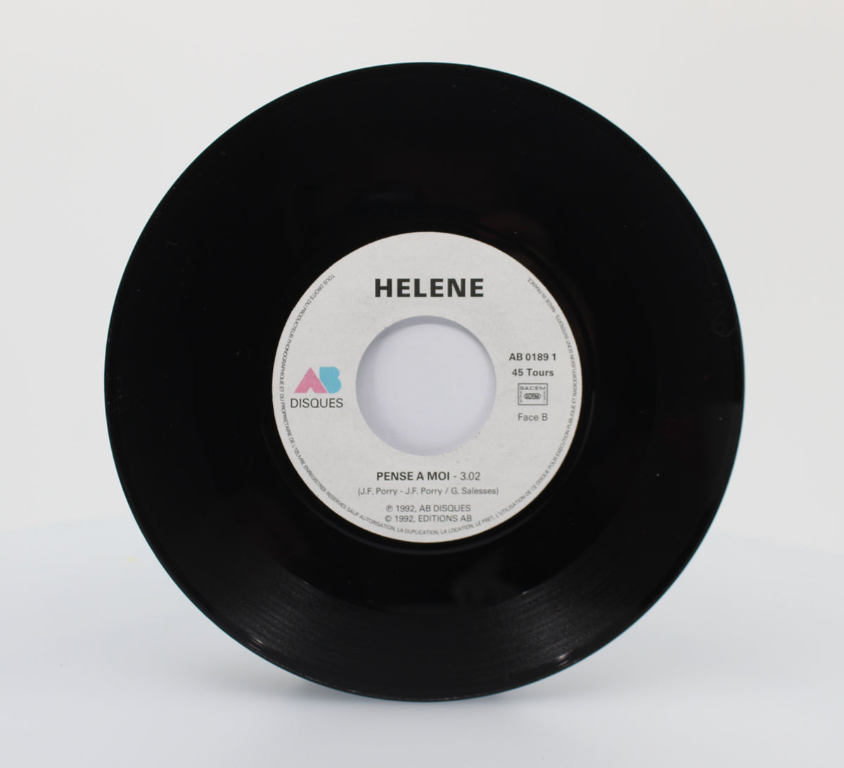 Helene, Peut-Etre Qu&#39;en Septembre, Vinyl 7&quot; (45 rpm), France 1992 (CD 1301)