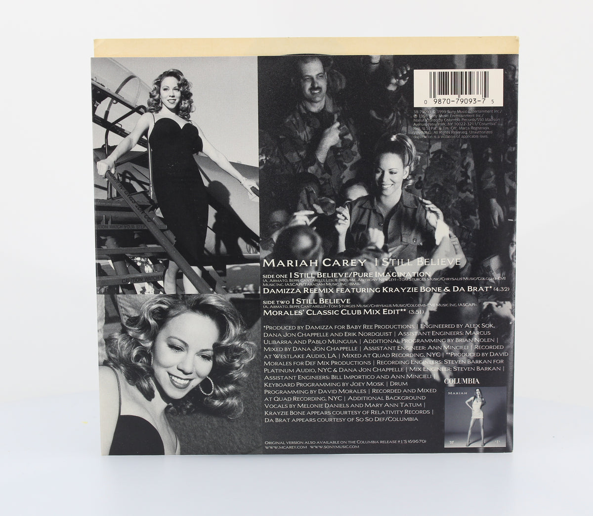 Mariah Carey,  I Still Believe, Vinyl 7&quot; (45rpm), US 1998 (CD 1307)