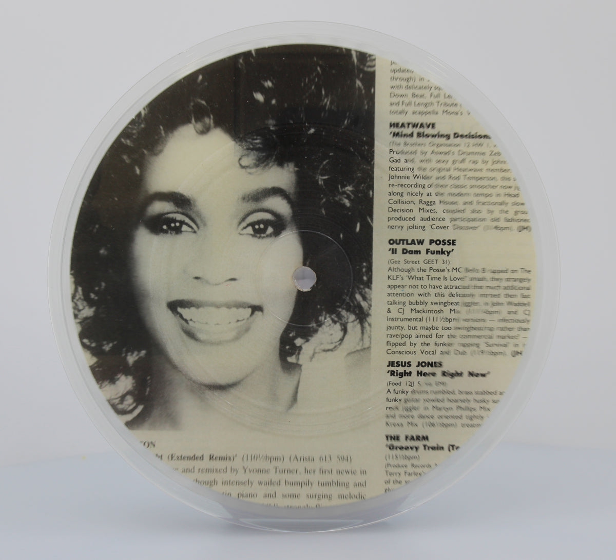 Whitney Houston, Vinyl 7&quot; 45 Rpm, Picture Disc