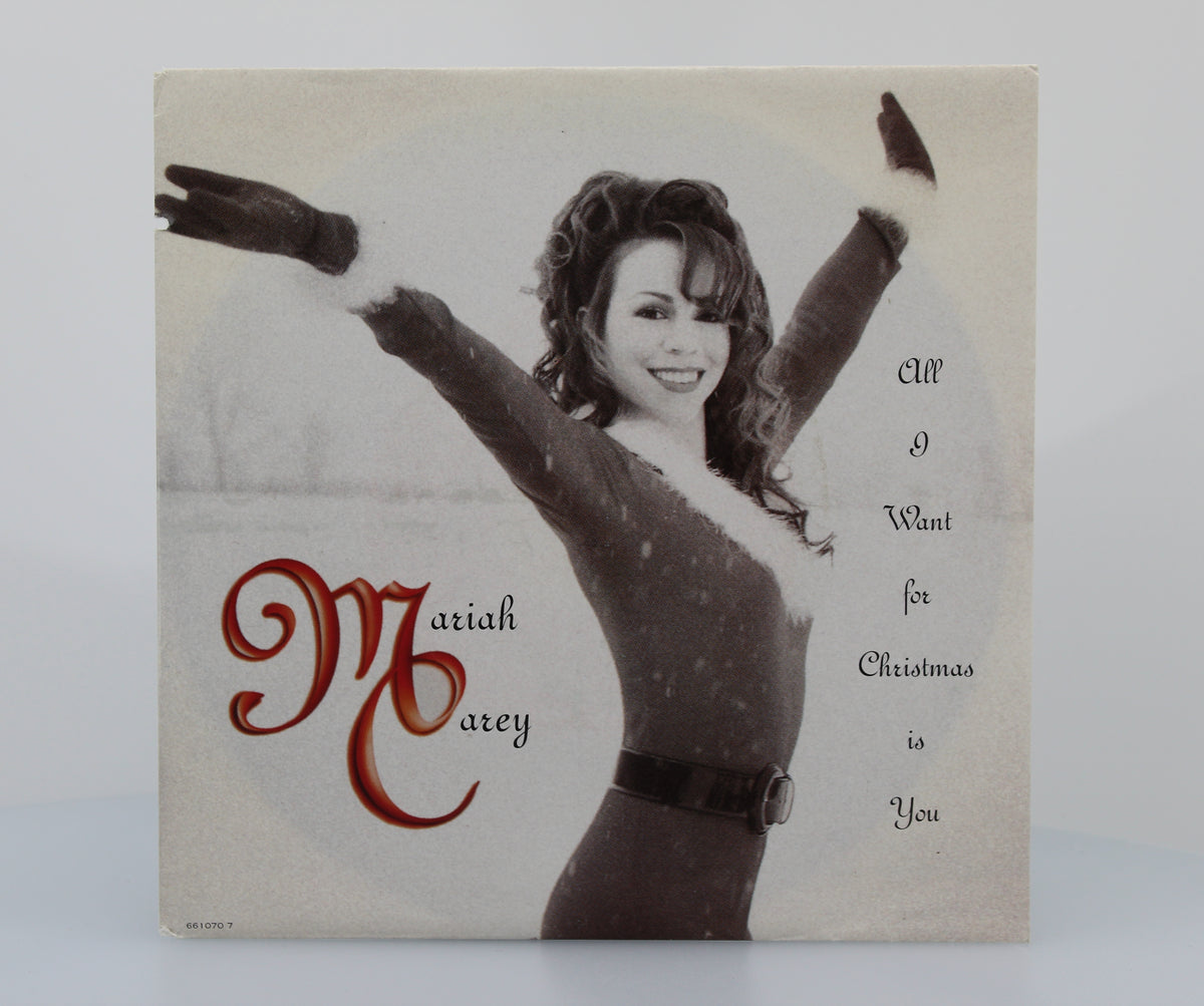 Mariah Carey, All I Want For Christmas Is You, Vinyl, 7&quot;, 45 RPM,  UK &amp; Europe 1994 (CD 1324)