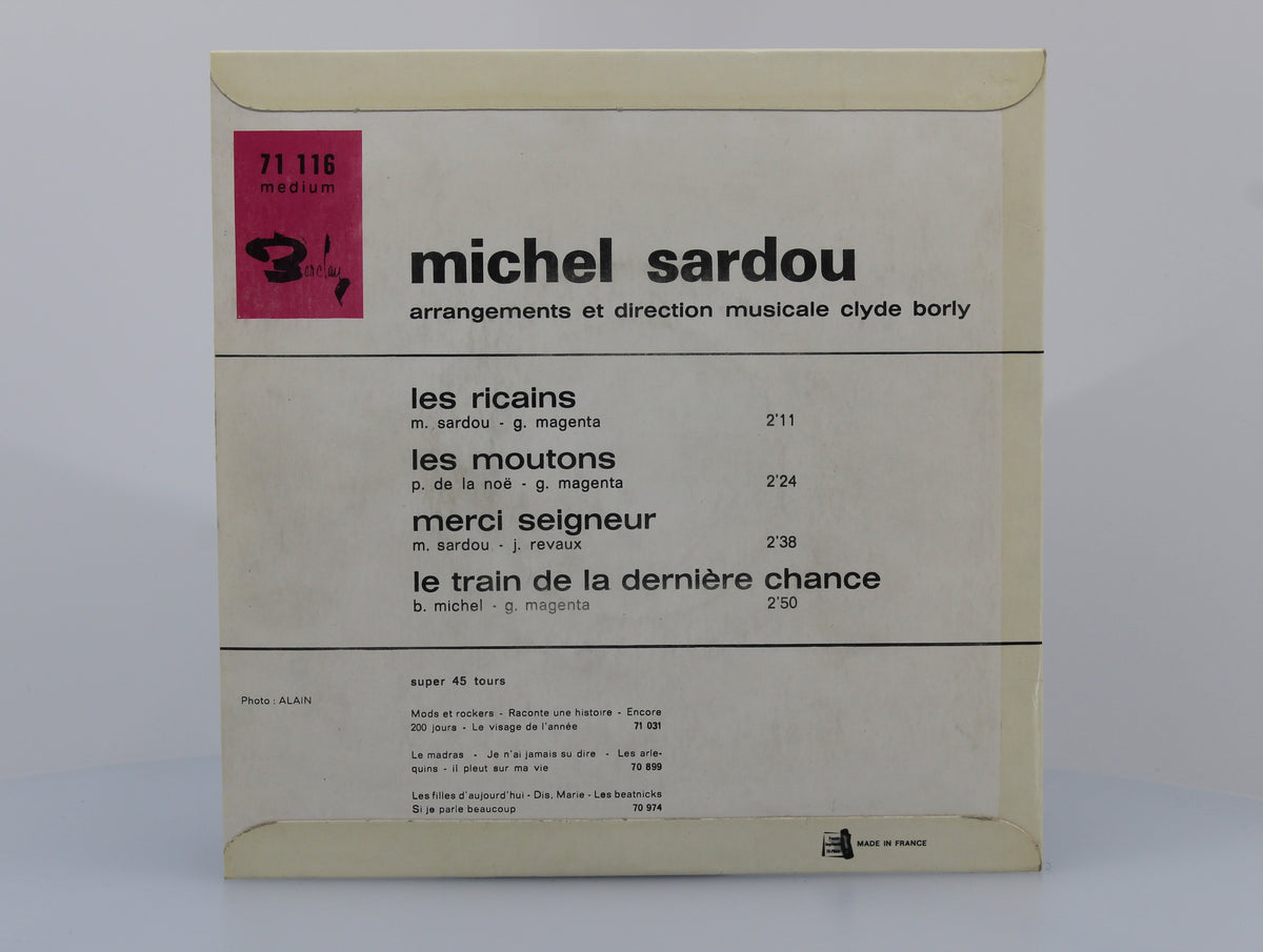 Michel Sardou, Les Ricains, Vinyl 7&quot; (45 RPM), France 1967 (CD 1337)