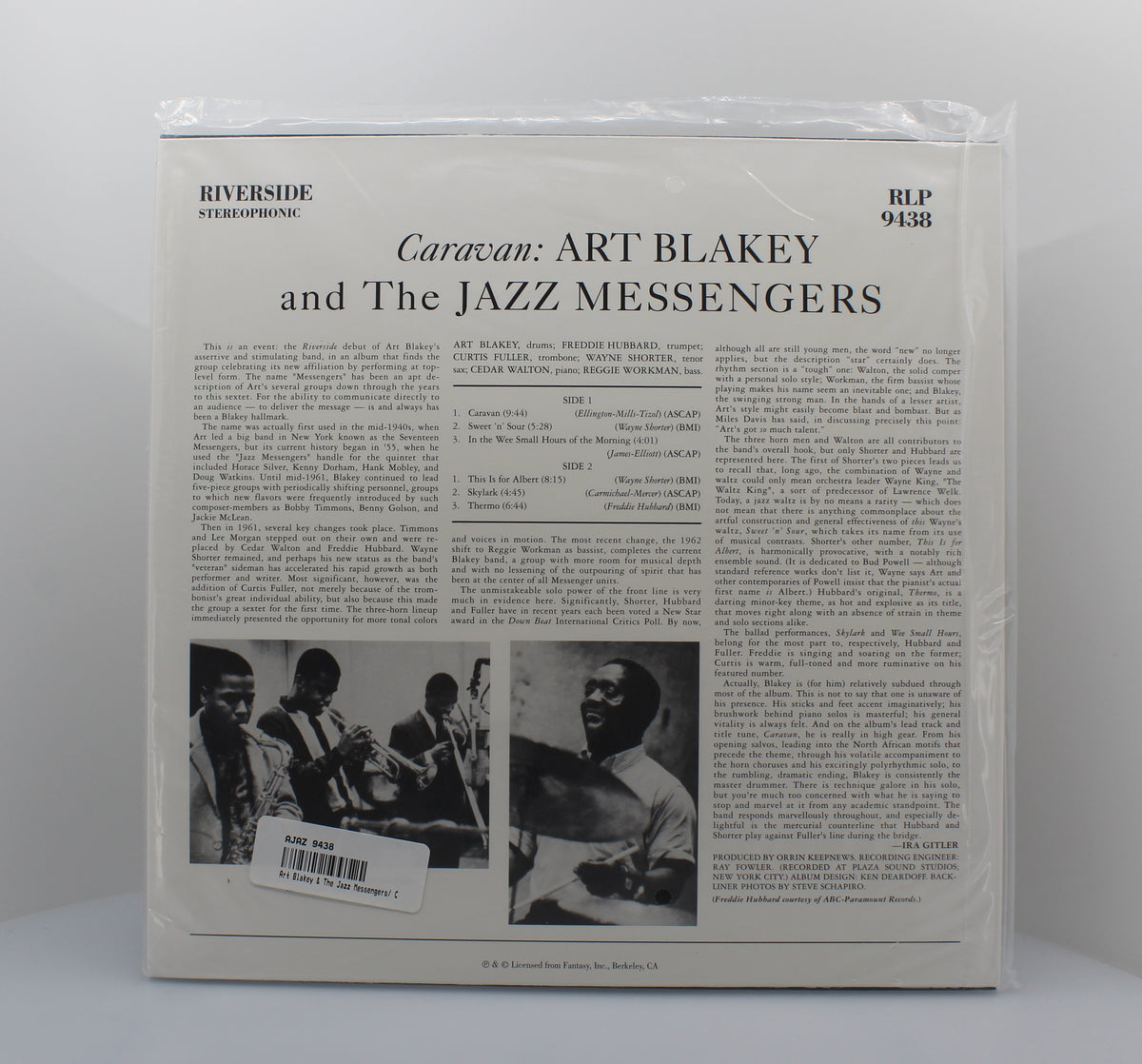 Art Blakey - Caravan, 2 × Vinyl, 12&quot;, 45 RPM, Album, Numbered, Jazz Audiophile, USA 2009