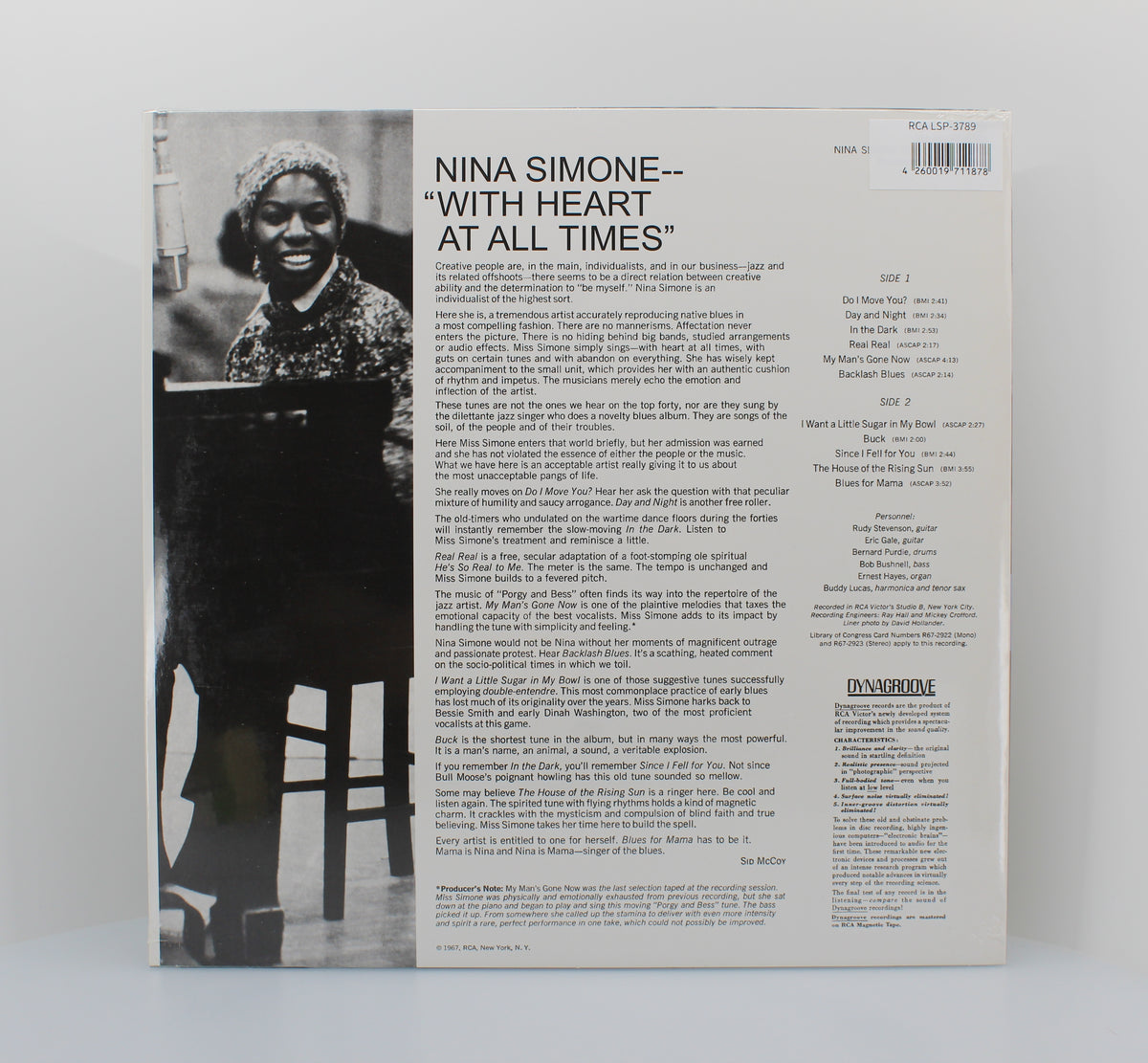 Nina Simone - Sings The Blues, Vinyl, LP, Album, Jazz, Blues, Germany