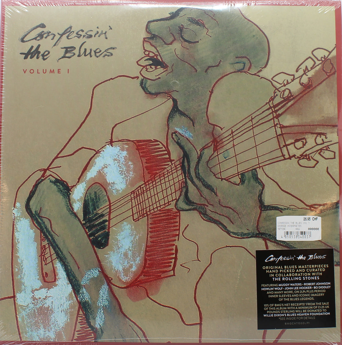 Confessin&#39; The Blues Volume 1, Various Artists, 2 x Vinyl, LP, Compilation, UK &amp; Europe 2018