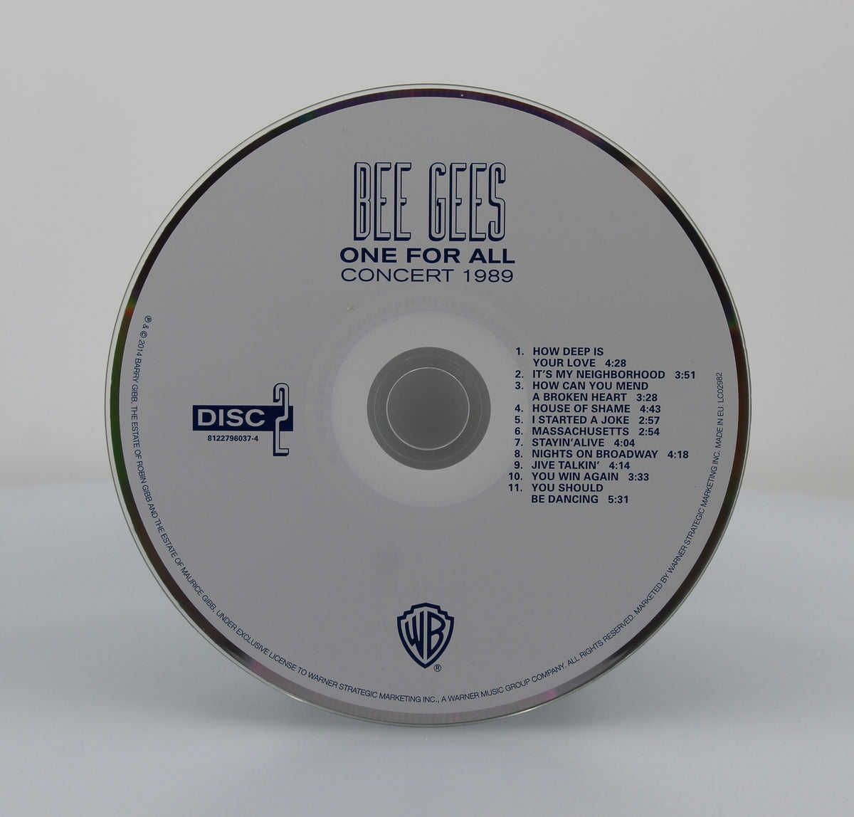 Bee Gees - The Warner Bros. Years 1987-1991, 5 CD Box, Europe 2014