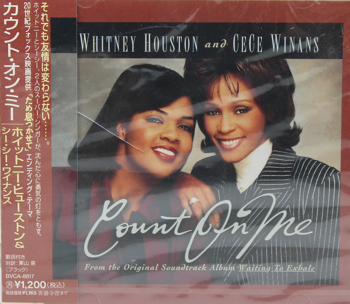 Whitney Houston And CeCe Winans – Count On Me, CD, Maxi-Single, Japan 1996