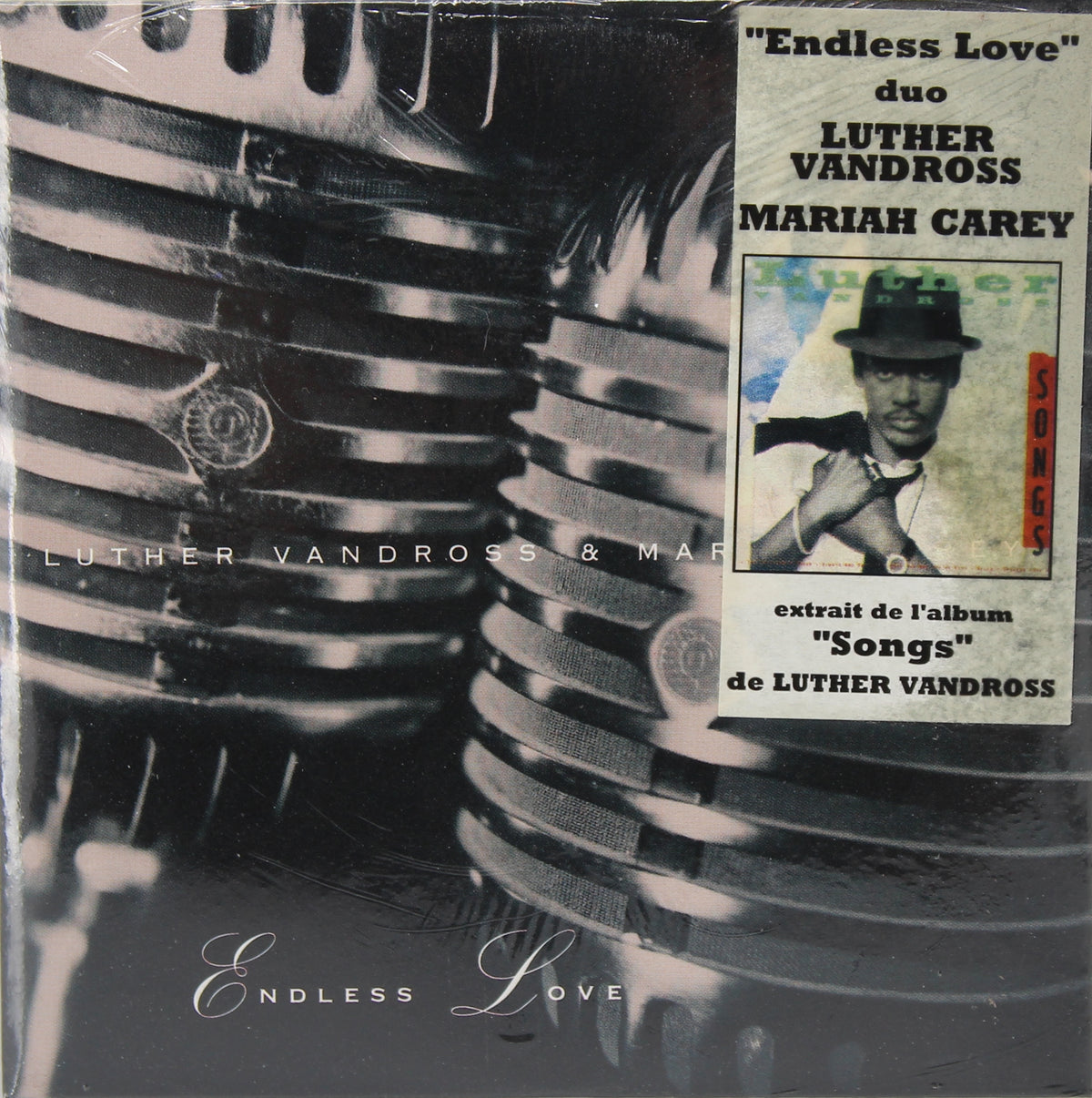 Luther Vandross &amp; Mariah Carey ‎– Endless Love, CD, Single, Cardboard Sleeve, Europe 1994