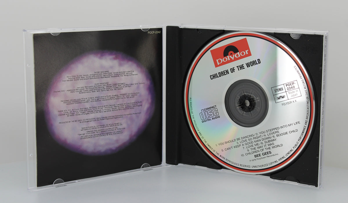 Bee Gees  ‎– Children Of The World,  CD, Album, Reissue, Japan 1993