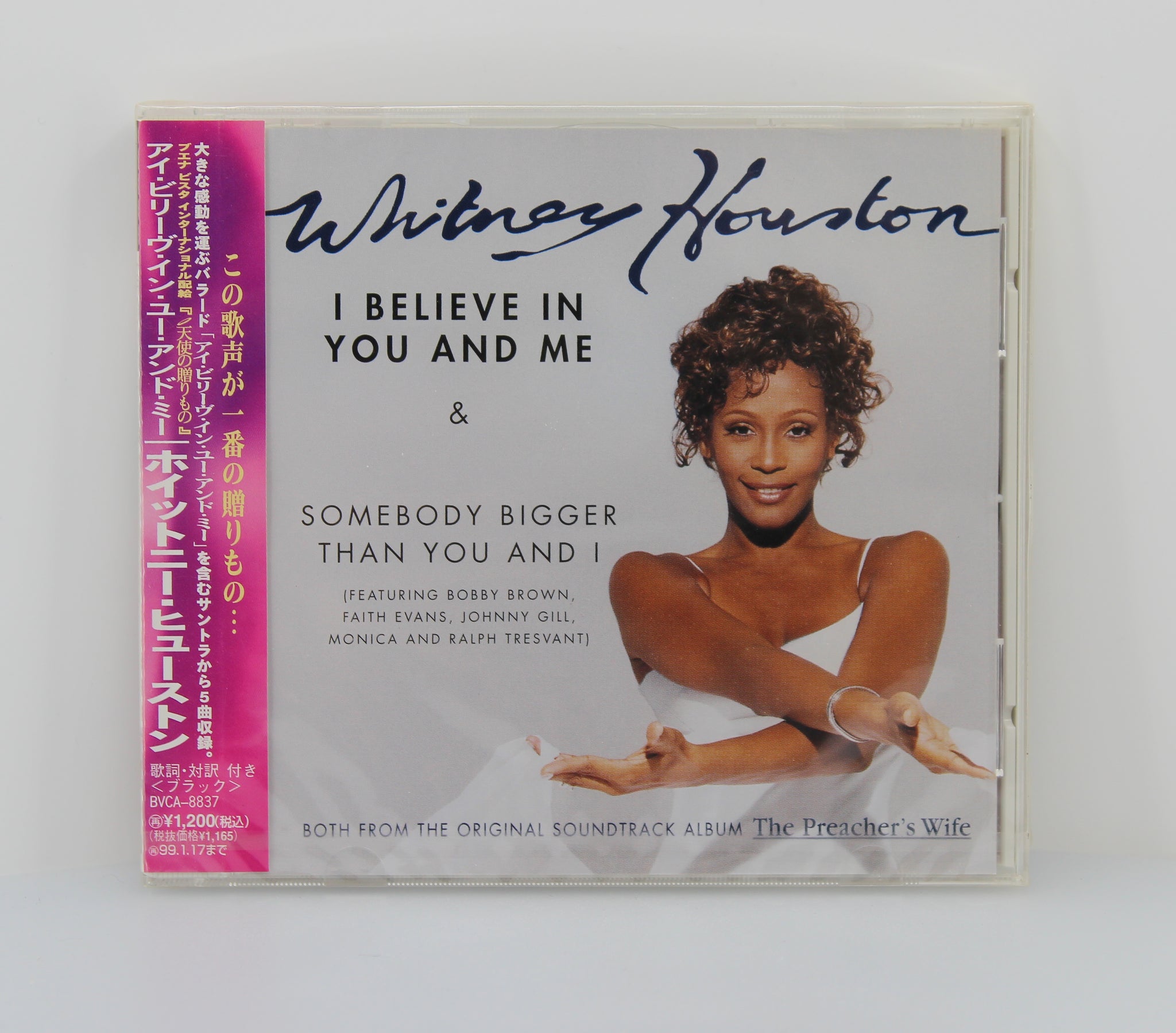 Whitney Houston ‎– I Believe In You And Me, CD Single, Japan 1997