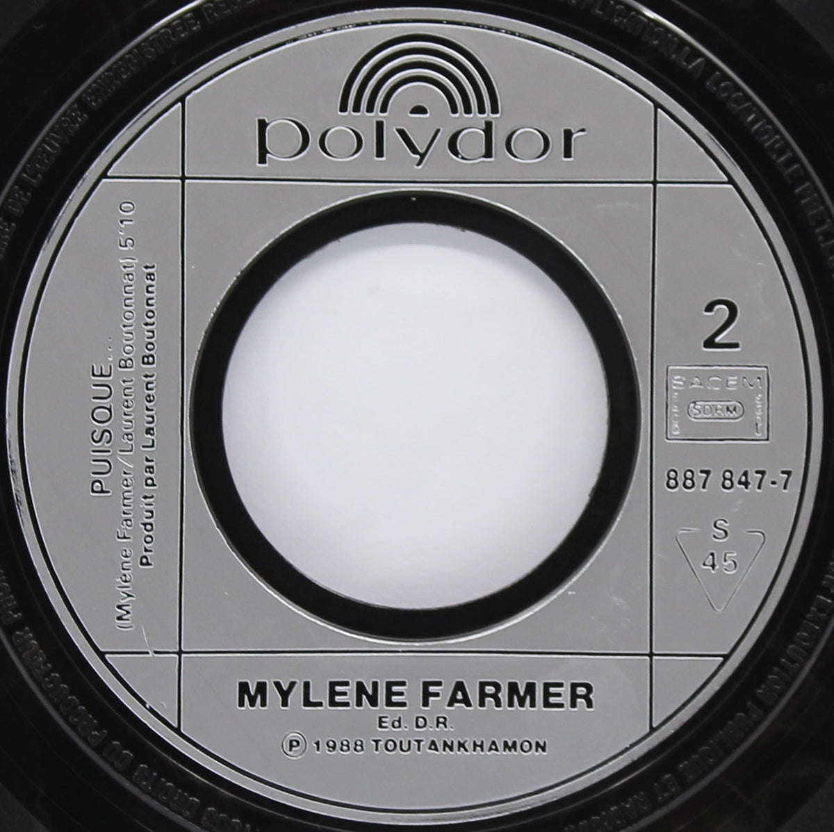 Mylene Farmer – Pourvu Qu&#39;elles Soient Douces, Vinyl, 7&quot;, 45 RPM, Single, France 1988