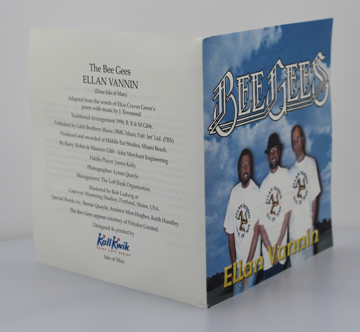 Bee Gees - Ellan Vannin, CD Single, Limited Edition, UK 1998