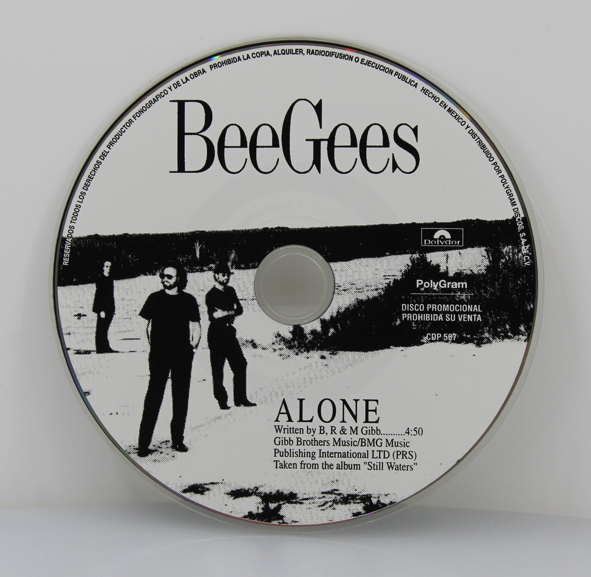 Bee Gees – Alone, CD, Single, Promo, Mexico 1997