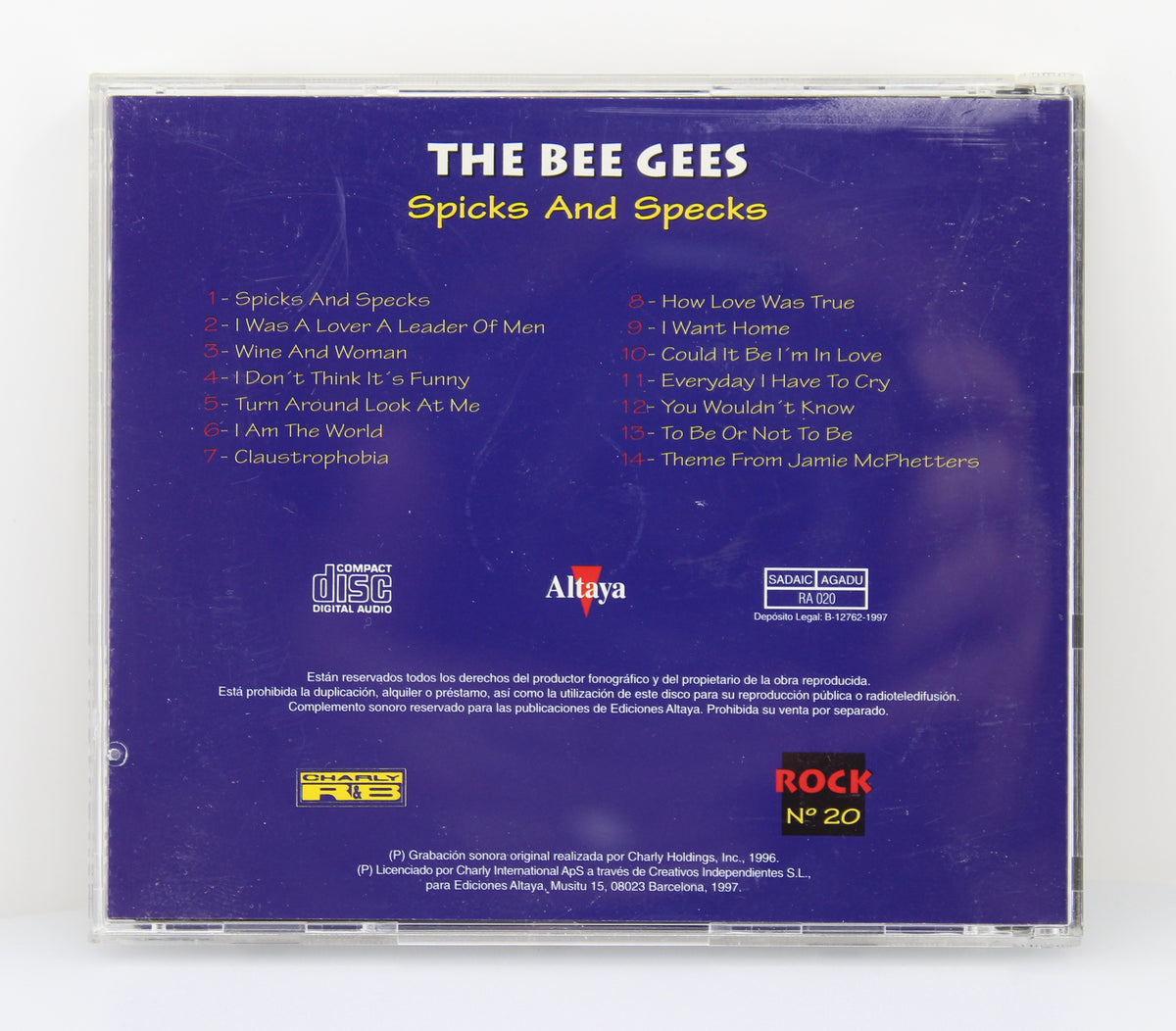 The Bee Gees – Spicks And Specks, CD, Compilation, Spain 1996