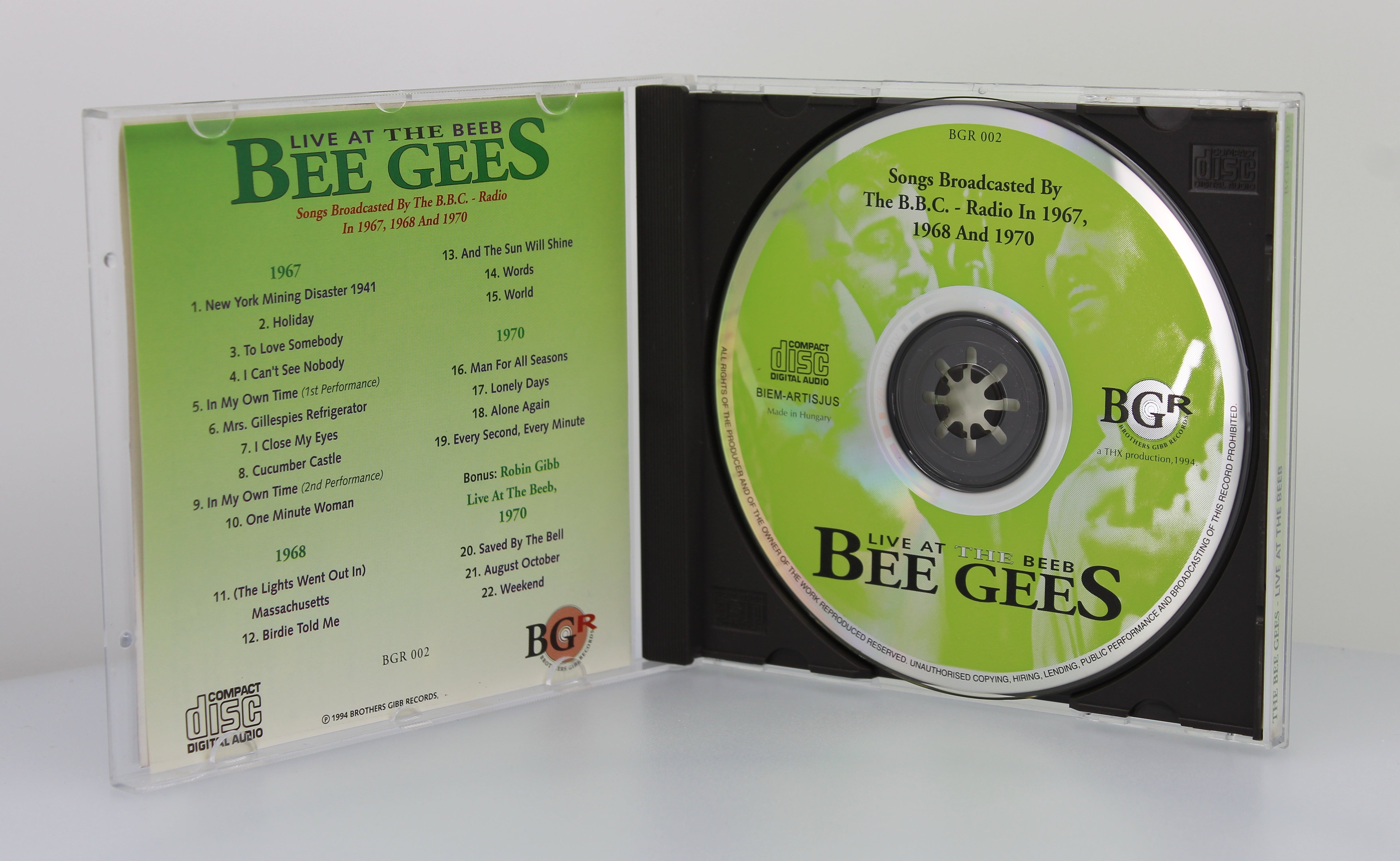 Bee Gees – Live At The Beep, CD, Compilation, Unofficial Release