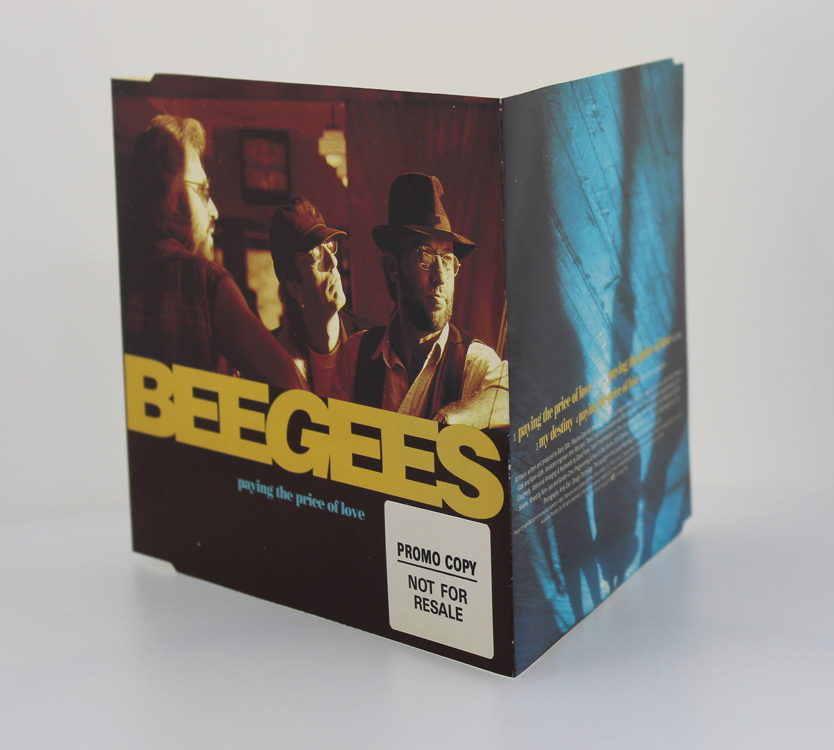 Bee Gees – Paying The Price Of Love, CD, Maxi-Single Promo, UK/Europe 1993