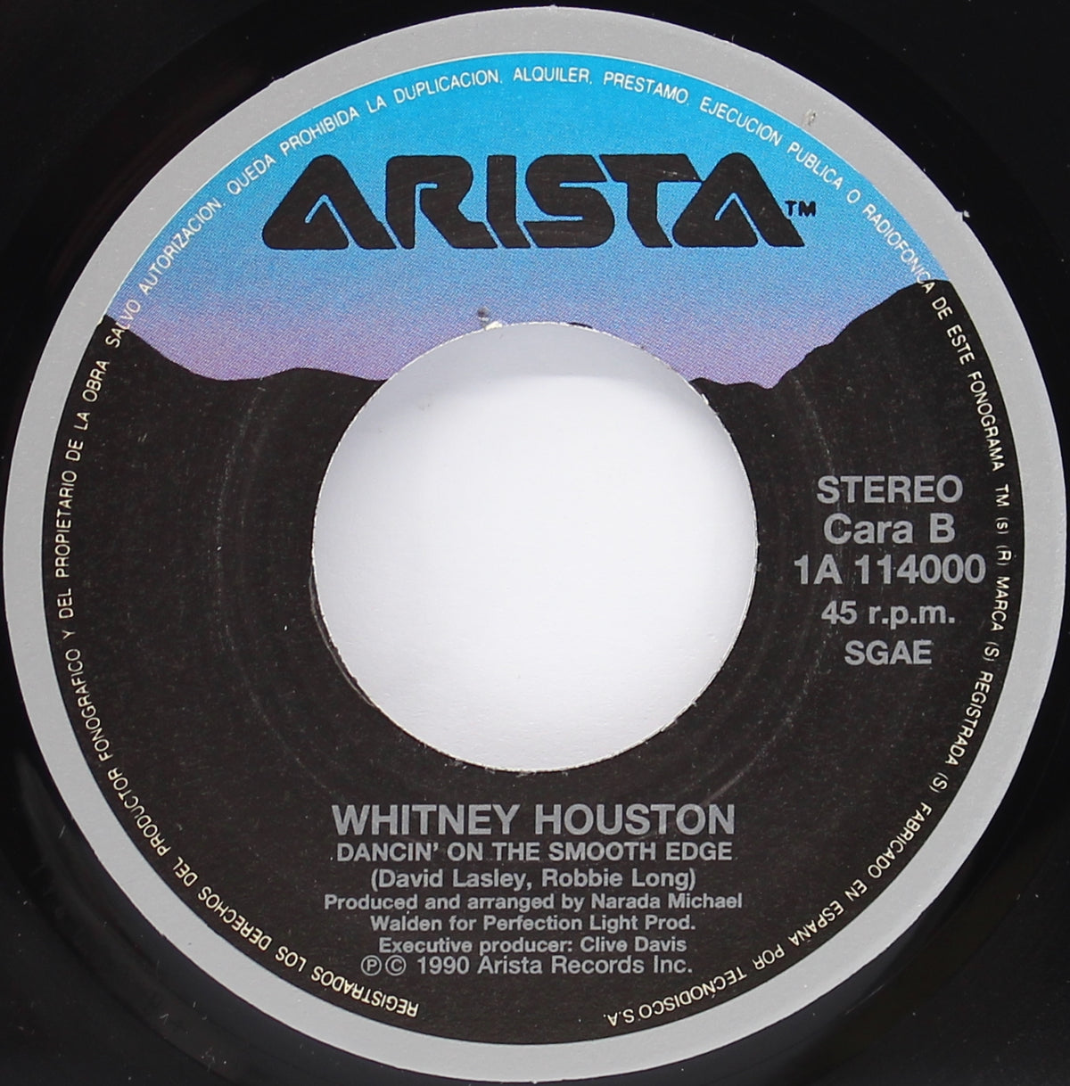 Whitney Houston - All The Man That I Need, Vinyl, 7&quot;, 45 RPM, Single, Spain 1990